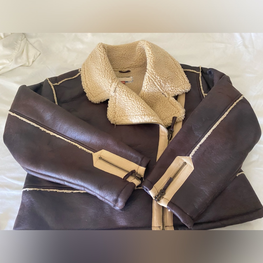 Faux Fur Pilcro cropped jacket